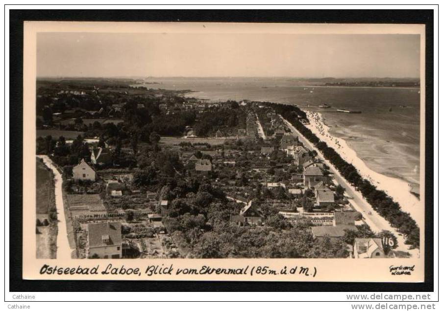 OSTEEBAD LABOE  , Blick Vomekrenmal - Laboe