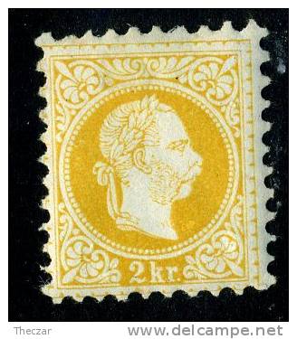 1169  Austria  1867   Mi.#35 II  (*) - Neufs