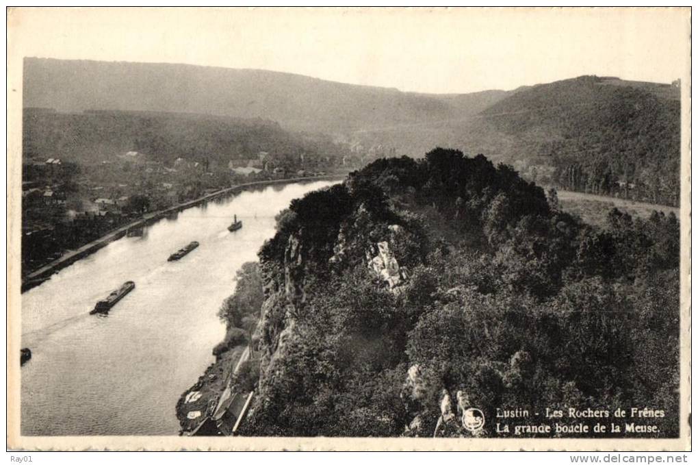 BELGIQUE - NAMUR - PROFONDEVILLE - LUSTIN - Les Rochers De Frênes - La Grande Boucle De La Meuse. - Profondeville