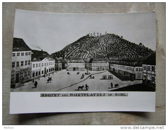 Suhl - Ansicht Des Marktplatzes In Suhl -Waffenmuseum   D96391 - Suhl