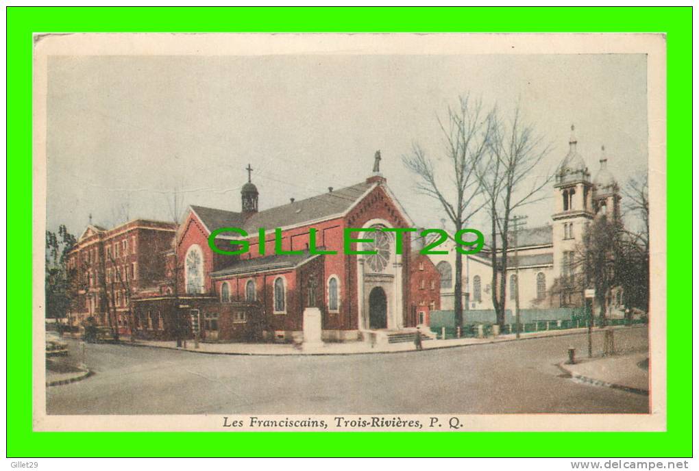 ST-HYACINTHE, QUÉBEC - LES FRANCISCAINS - INVITATION DU RECTEUR, MAI 1944 - - St. Hyacinthe