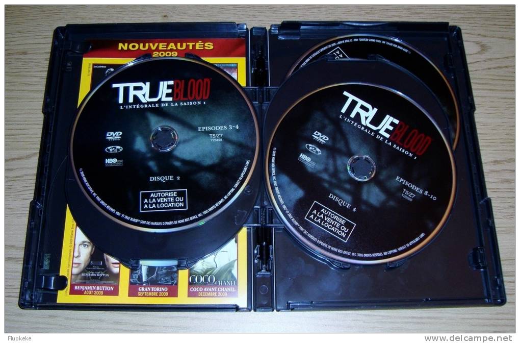 True Blood Intégrale De La Saison 1 Dvd Zone 2 Vf / Vostfr Anna Paquin 2008 - Séries Et Programmes TV