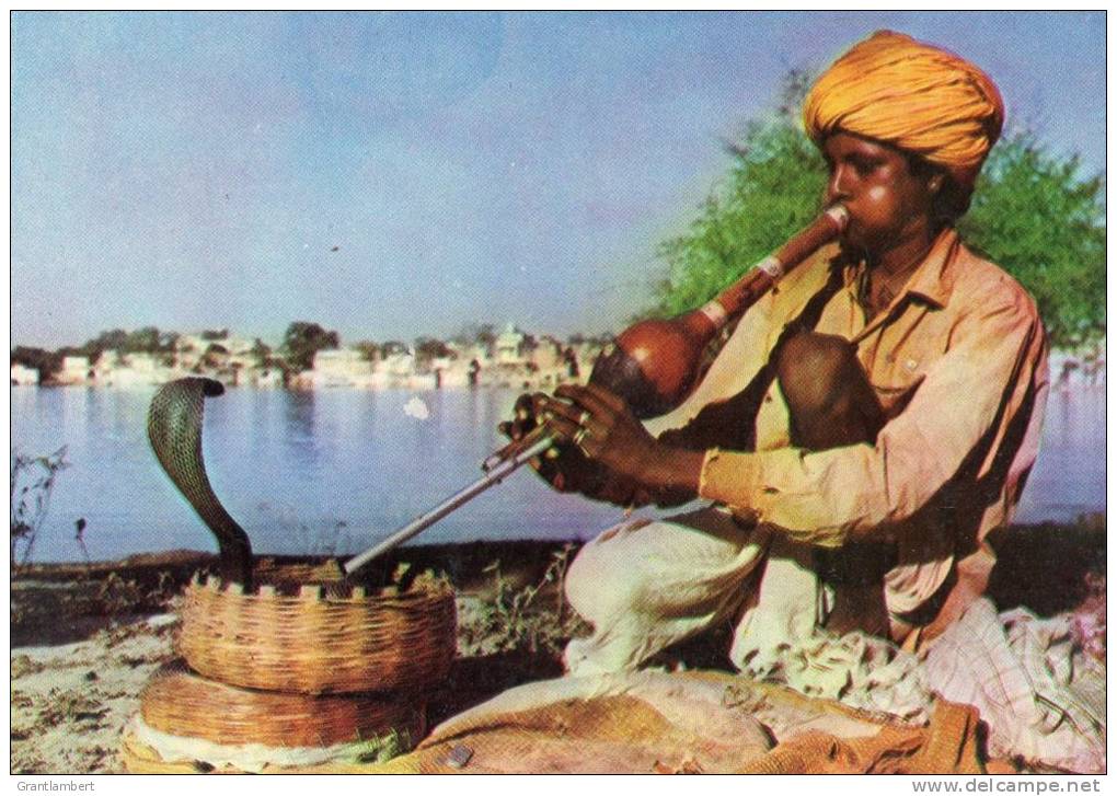 Snake Charmer, India, Unused - MTC300 - India