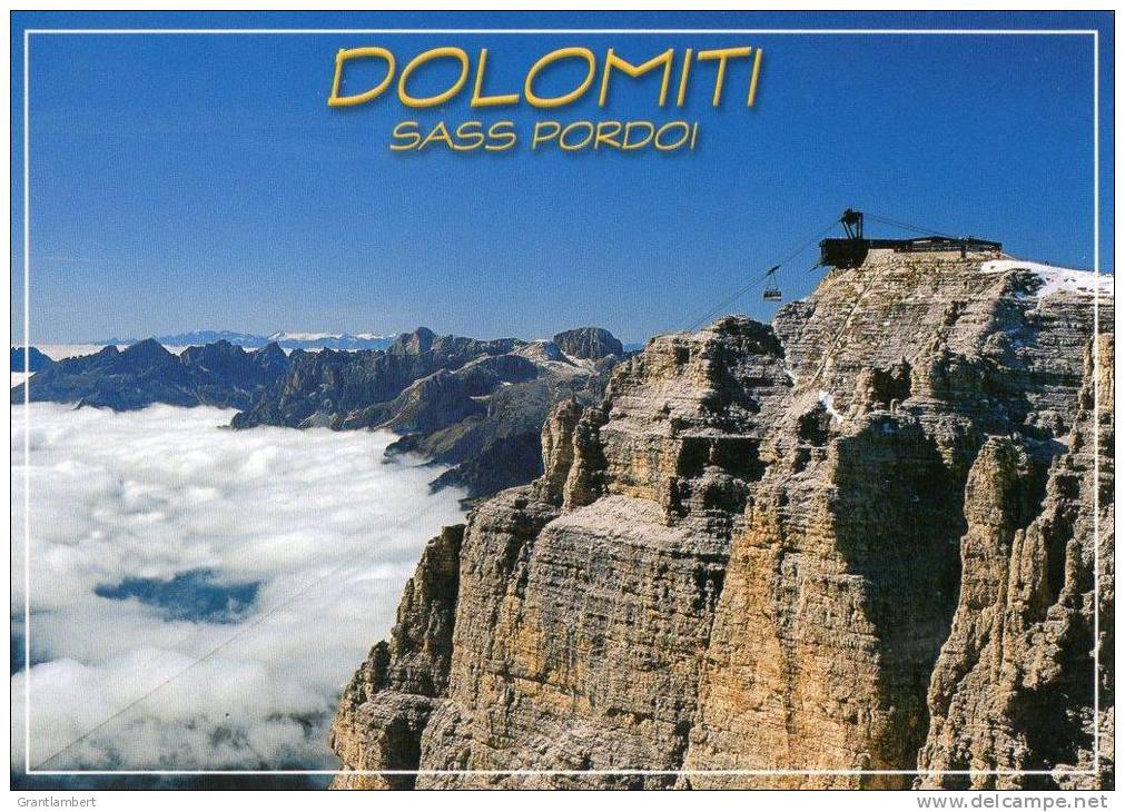Dolomiti, The Dolomites, Sass Pordoi, Italy Unused - Ghedina DL 39.23 - Other & Unclassified