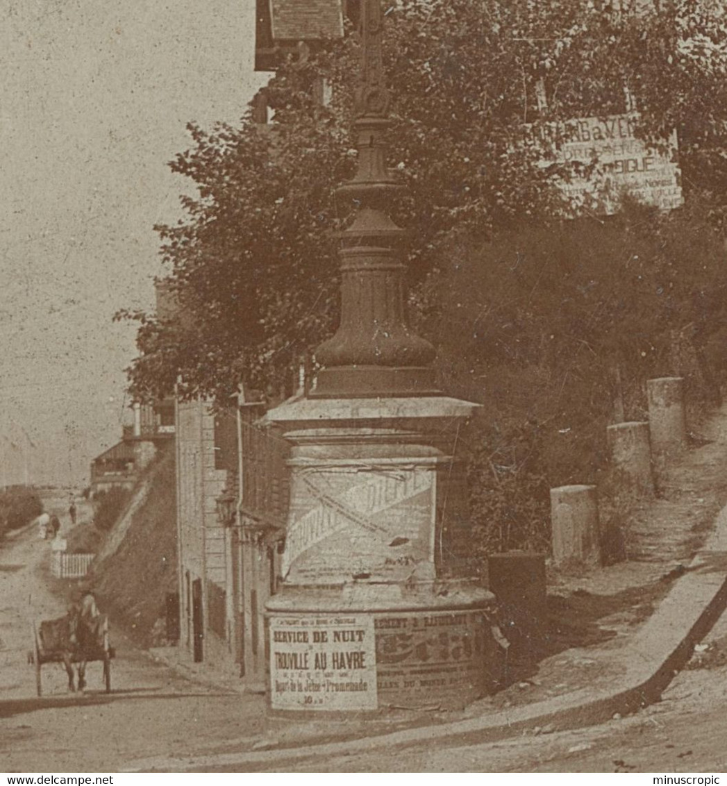 Photo Ancienne - Trouville - Route De La Corniche André Hambourg - Old (before 1900)