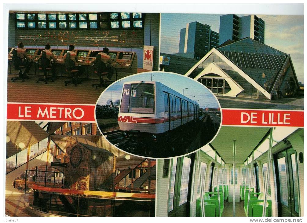 CPM     LE METRO DE LILLE          MULTIVUES - Métro