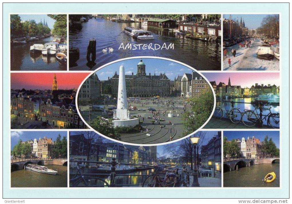 Amsterdam Multiview - Paper Mill Cards 447 Unused - Amsterdam