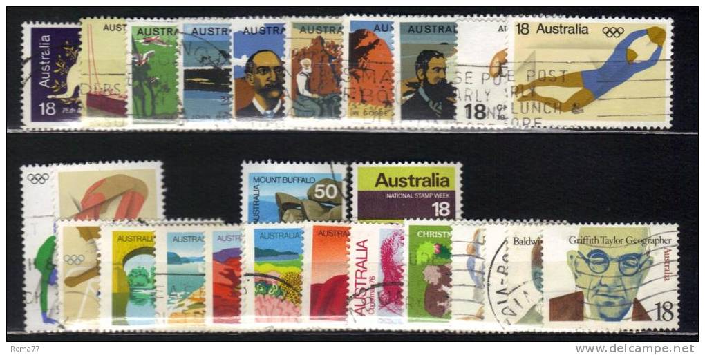 Z13 - AUSTRALIA , Annata 1976 Usata - Annate Complete