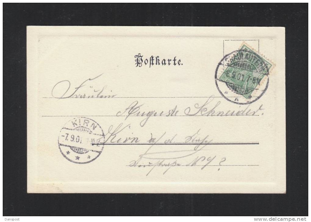 AK Saarlouis Französische Strasse Neustadt 1901 - Kreis Saarlouis