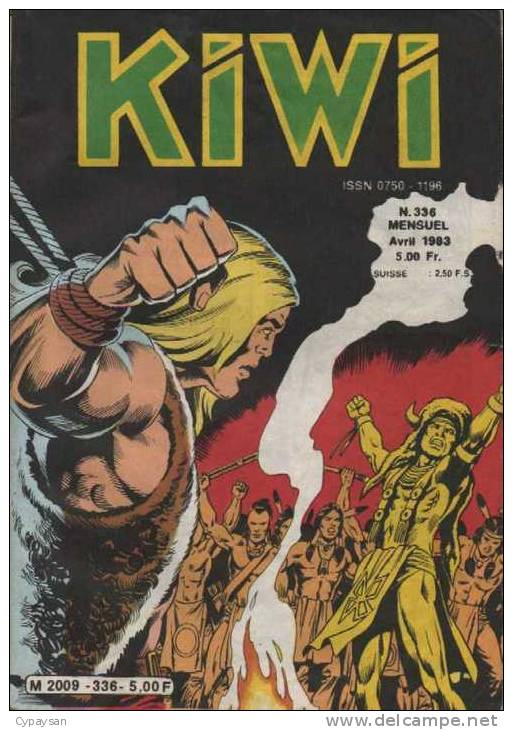 KIWI N° 336 BE LUG 04-1983 - Kiwi