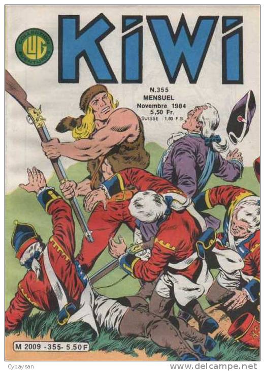 KIWI N° 355 BE LUG 11-1984 - Kiwi