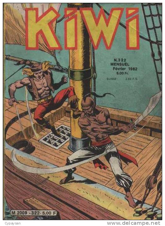 KIWI N° 322 BE LUG 02-1982 - Kiwi