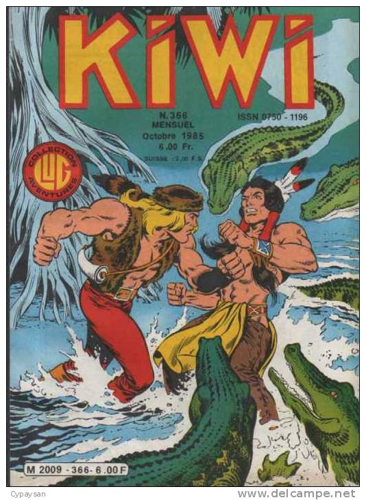KIWI N° 366 BE LUG 10-1985 - Kiwi