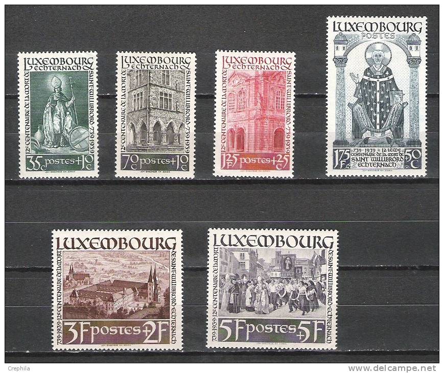 Luxembourg - 1938 - Y & T 300/5 - Neuf * & Neuf ** - Autres & Non Classés