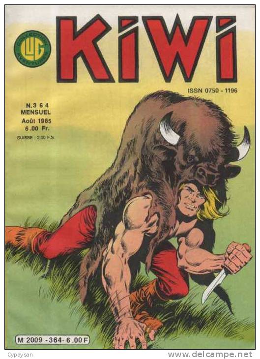 KIWI N° 364 BE LUG 08-1985 - Kiwi
