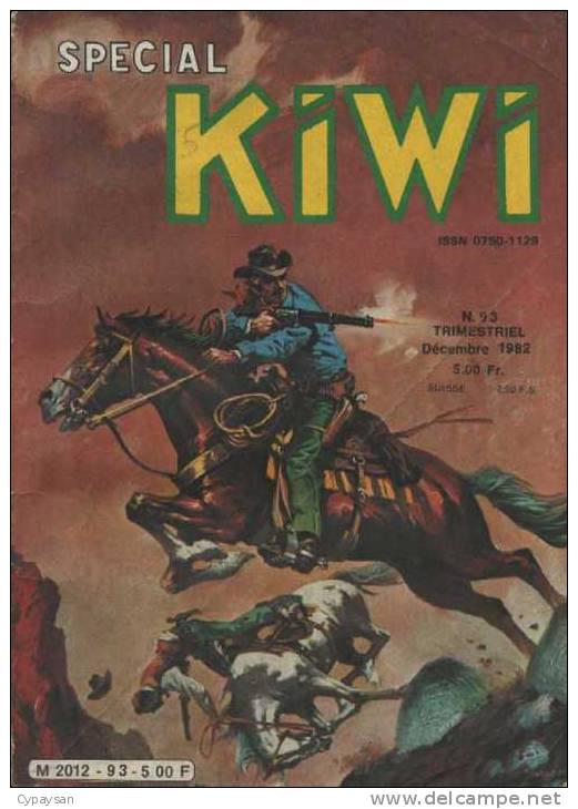 KIWI SPECIAL  N° 93 BE LUG 12-1982 - Kiwi