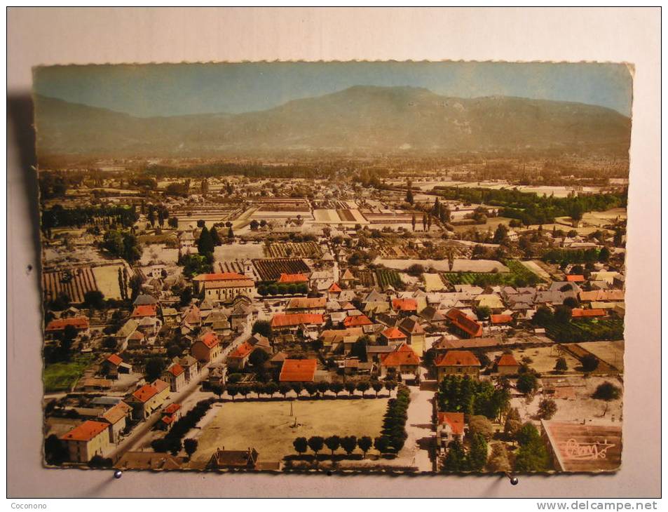 Les Avenières - Vue Panoramique Aérienne, Au Fond, Les Monts Du Bugey - Les Avenières