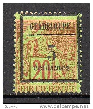 Guadeloupe - 1889 - N° Yvert : 3 * - Neufs