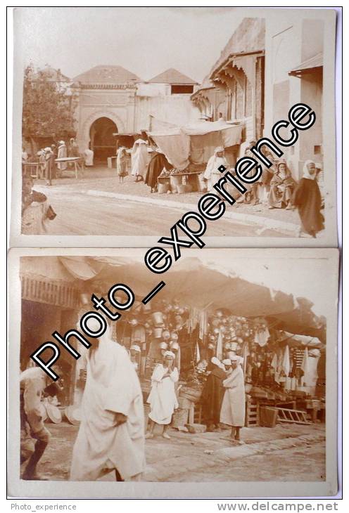 Lot Photo Ethnique Culture Fête Commerce Juif 1930 MAROC Afrique Africa - Lieux