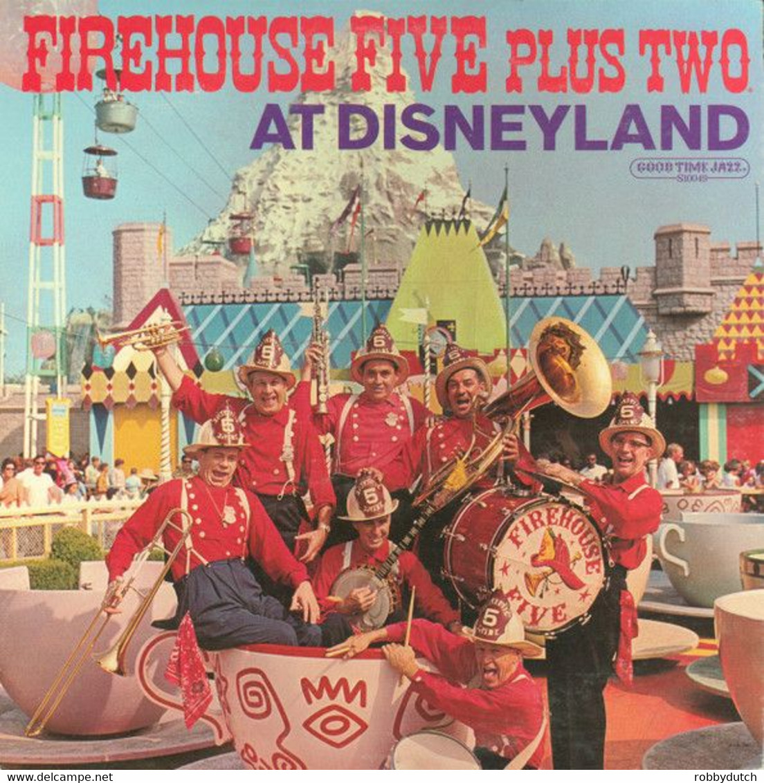 * LP *  FIREHOUSE FIVE PLUS TWO - AT DISNEYLAND (USA 1962) - Jazz