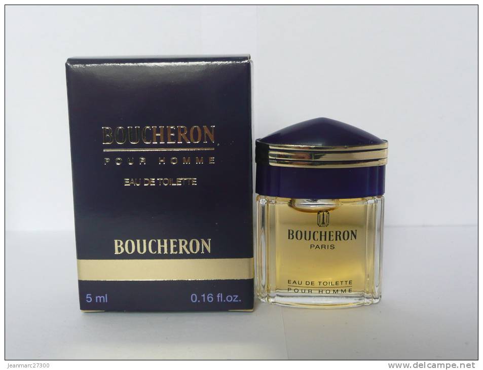 Boucheron Pour Homme Eau De Toilette 5ml - Miniaturen Herrendüfte (mit Verpackung)