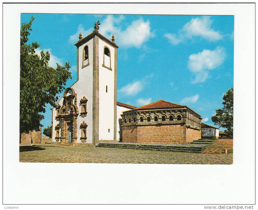 Portugal Cor 21023 - BRAGANÇA - DOMUS MUNICIPALIS E IGREJA DE SANTA MARIA - Bragança