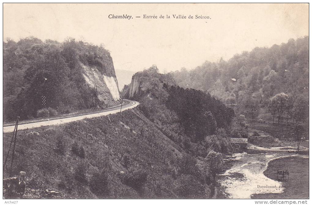 CPA - 54 - CHAMBLEY - Entrée De La Vallée De Soiron - Chambley Bussieres