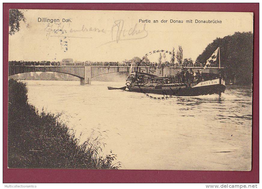 ALLEMAGNE - 090213 - Dillingen - Kriegsgefangenensendung - Partie An Der Donau Mit Danaubrücke - Dillingen