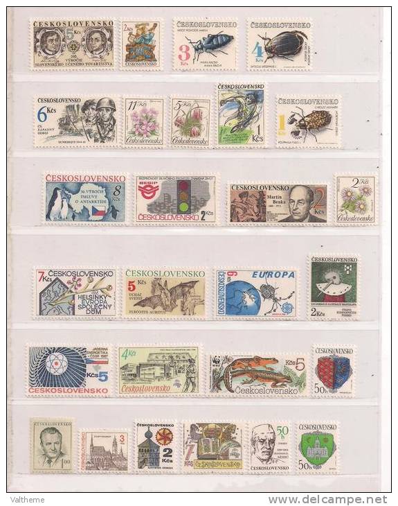 TCHECOSLOVAQUIE  ( D14 - 3976 )   LOT NEUF  N** - Collections, Lots & Series