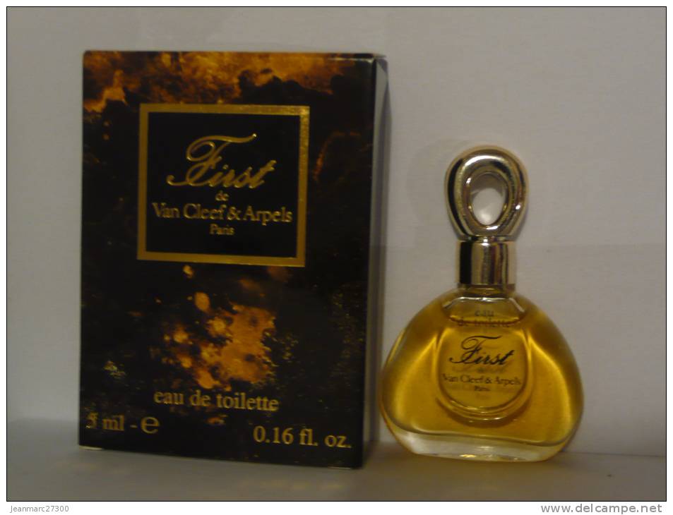 Van Cleef & Arpels First Eau De Toilette 5ml Ancienne Version - Miniatures Femmes (avec Boite)