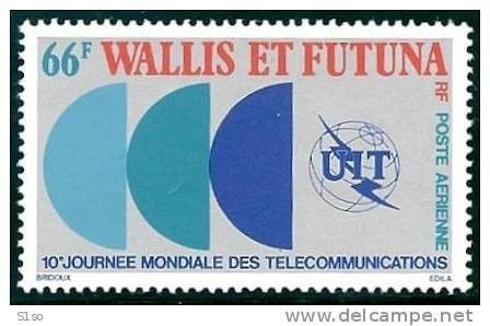 WALLIS Et FUTUNA 1978  Poste Aerienne  PA 84 Neufs Sans  Charniere ** 10 Eme Journée Mondiale Des Télécommunications - Unused Stamps