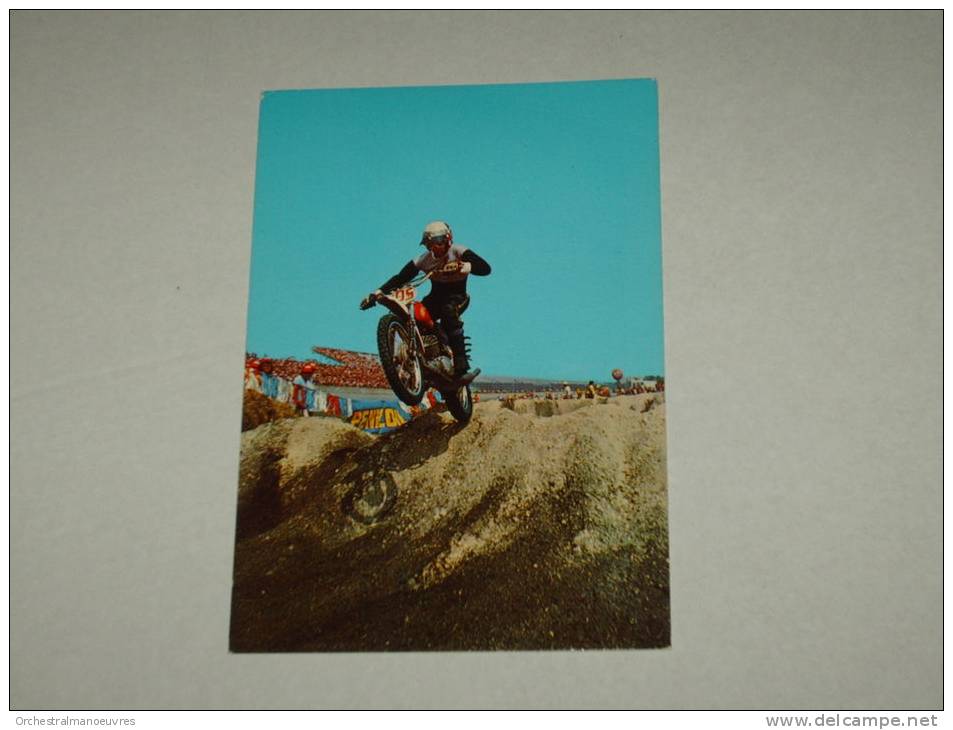 Cp 1980 CPSM CPM Cpa Postcard MOTO MOTORBIKE Moto Cross Ed Grafiche Biondetti Verona Italy - Motociclismo