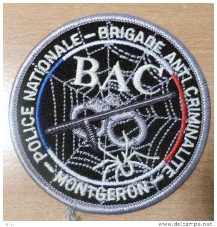 PATCH POLICE :BAC MONTGERON - Police & Gendarmerie