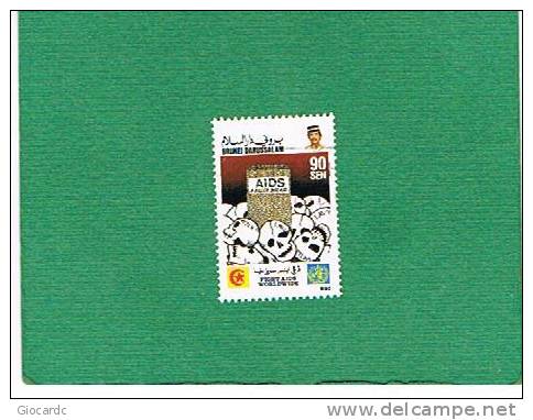 BRUNEI  -  SG 479 -    1990 /  CAMPAIGN AGAINST AIDS            - USED ° - Brunei (1984-...)