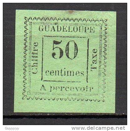 Guadeloupe - Taxe - 1884 - N° Yvert : 12 (*) - Postage Due