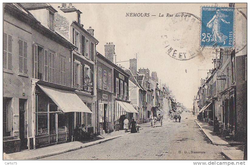 Nemours 77 - Commerces Rue De Paris - Nemours