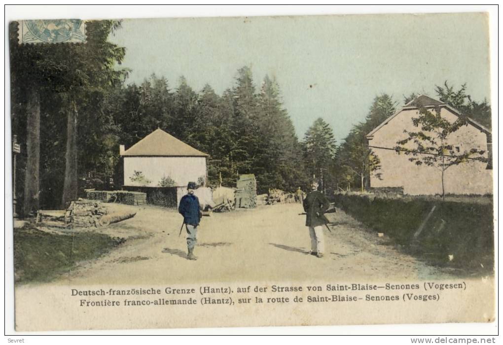 Frontière Franco-Allemande, Sur La Route De SAINT-BLAISE - SENONES - Senones