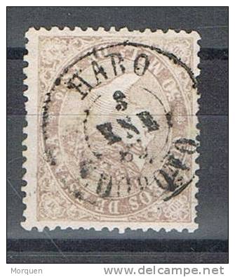 Sello 50 Mils Isabel II 1868, Fechador HARO (Logroño), Num 98 º - Usados