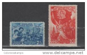 (S1289) USSR, 1947 (International Women´s Day). Complete Set. Mi ## 1114-1115. MNH** - Neufs