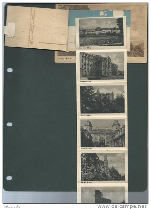 1917. MULTI  PICTORIAL VIEWS . EIGHT POLISH  CASTLES  AND  PLACES OF INTEREST. - ...-1860 Préphilatélie
