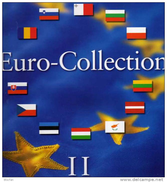 Münz-Album Band 2 Für €-Sets Ab 2008 Neue EURO-Länder 9€ Für 12 Sätze BG CZ CY EST LV LT H M PL RO SLO SK Zum Einclicken - Malta