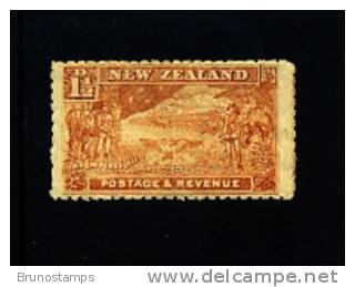 NEW ZEALAND - 1900 FIRST PICTORIAL  1½ D. BROWN  PERF. 11  MINT - Nuovi