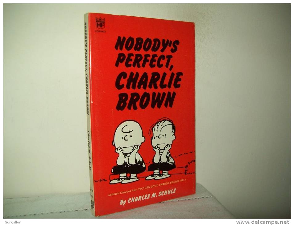 Charles M. Schulz (Ed. Coronet Books 1970)  N. 14   "Nobody's Perfect, Charlie Brown !" - Autres & Non Classés