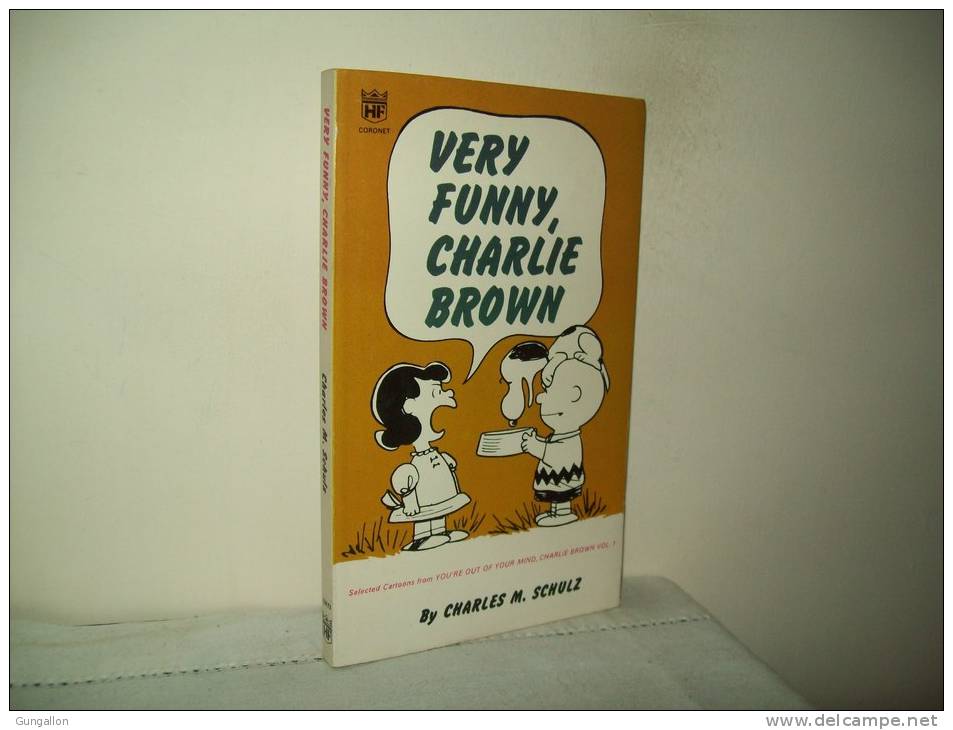 Charles M. Schulz (Ed. Coronet Books 1969)     "Very Funny, Charlie Brown !" - Autres & Non Classés