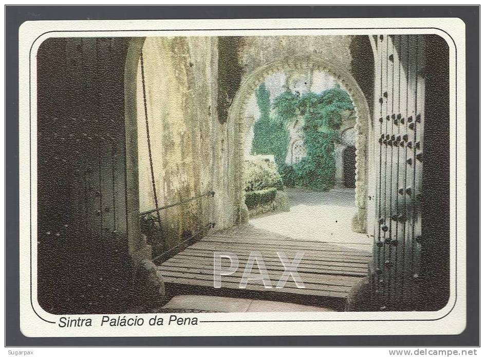 PORTUGAL - SINTRA - PALÁCIO DA PENA - PONTE LEVADIÇA - Emissão Exclusiva SCULPARTE N.º 33.13 - 2 SCANS - Lisboa