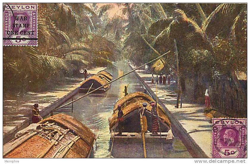 Postcard To France  SG 304 And 333 - Ceylon (...-1947)
