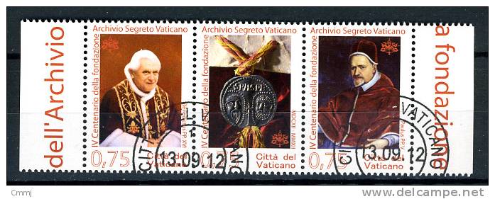 2012 - VATICANO - VATIKAN - IV CENTENARIO DELLA FONDAZIONE DELL´ARCHIVIO SEGRETO VATICANO F.D.C. - Used Stamps