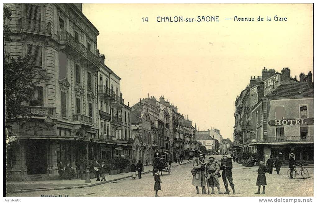 N°77 X CHALON SUR SAONE AVENUE DE LA GARE - Chalon Sur Saone