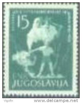 YU 1953-733 ISTRA, YUGOSLAVIA, 1 X 1v, MNH - Nuevos