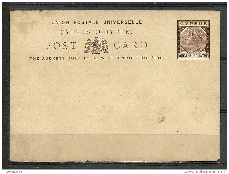 CYPRUS-(CHYPRE) UNION POSTALE UNIVERSALLE, POST CARD.(n.1a) - Chipre